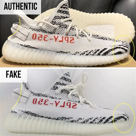 white yeezy shoes fake|bottom of real yeezys.